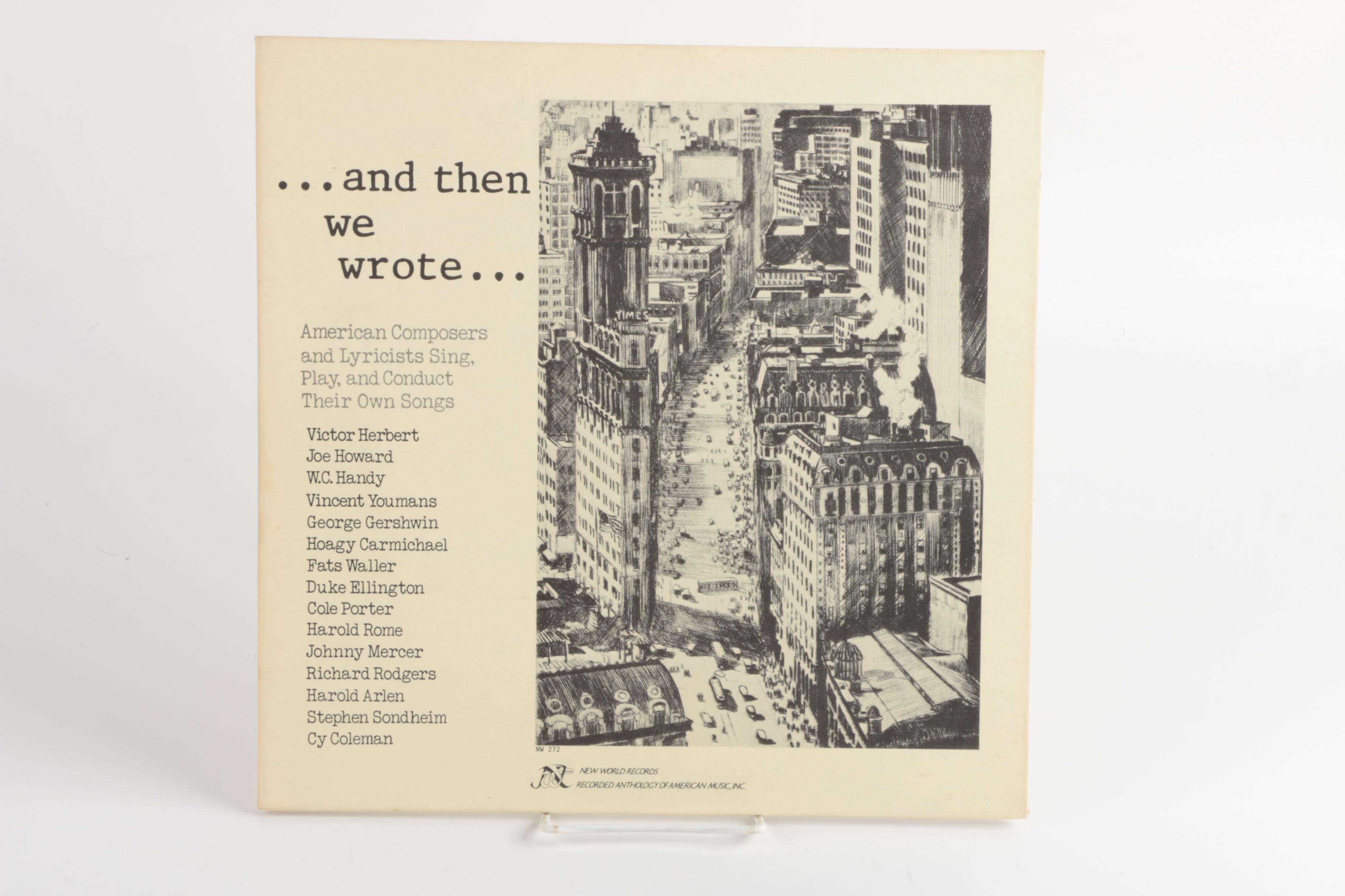 New World Records Early 20th Century Show Tunes and Depression Classics LPs