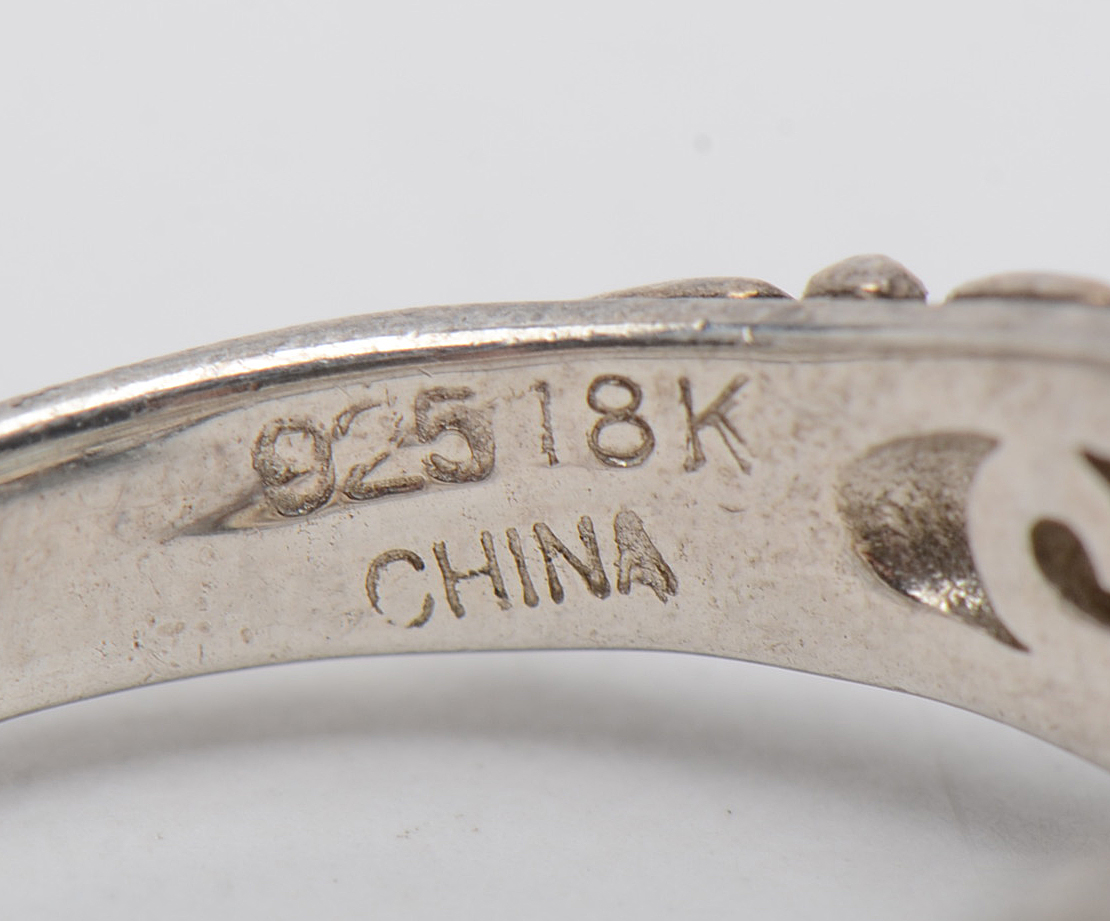 Barbara Bixby 18K Gold and Sterling Silver Blue Topaz Ring