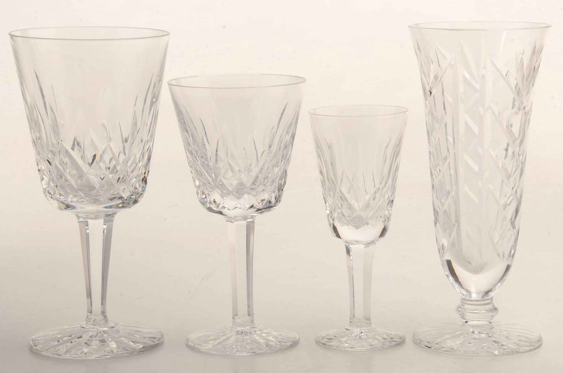 Waterford Crystal "Lismore" Stemware