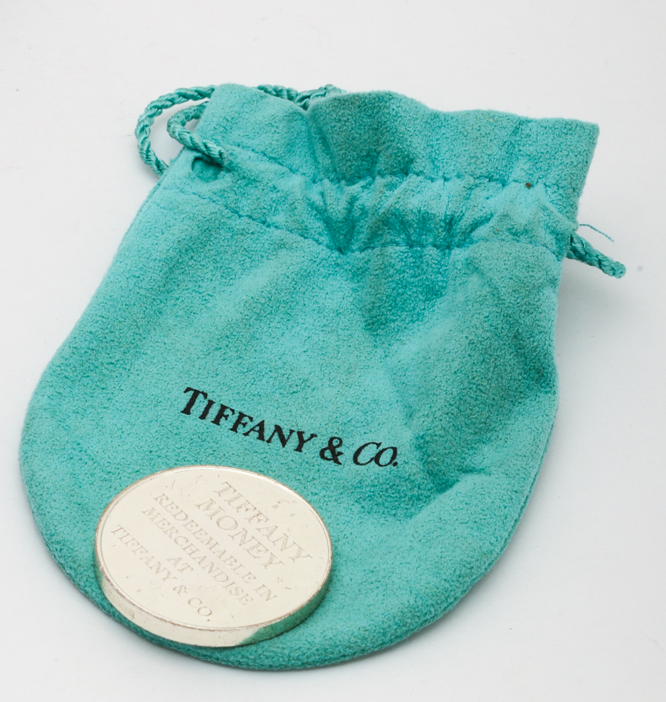Tiffany & Co. Sterling Silver "Fifty Dollar Tiffany Money" Token