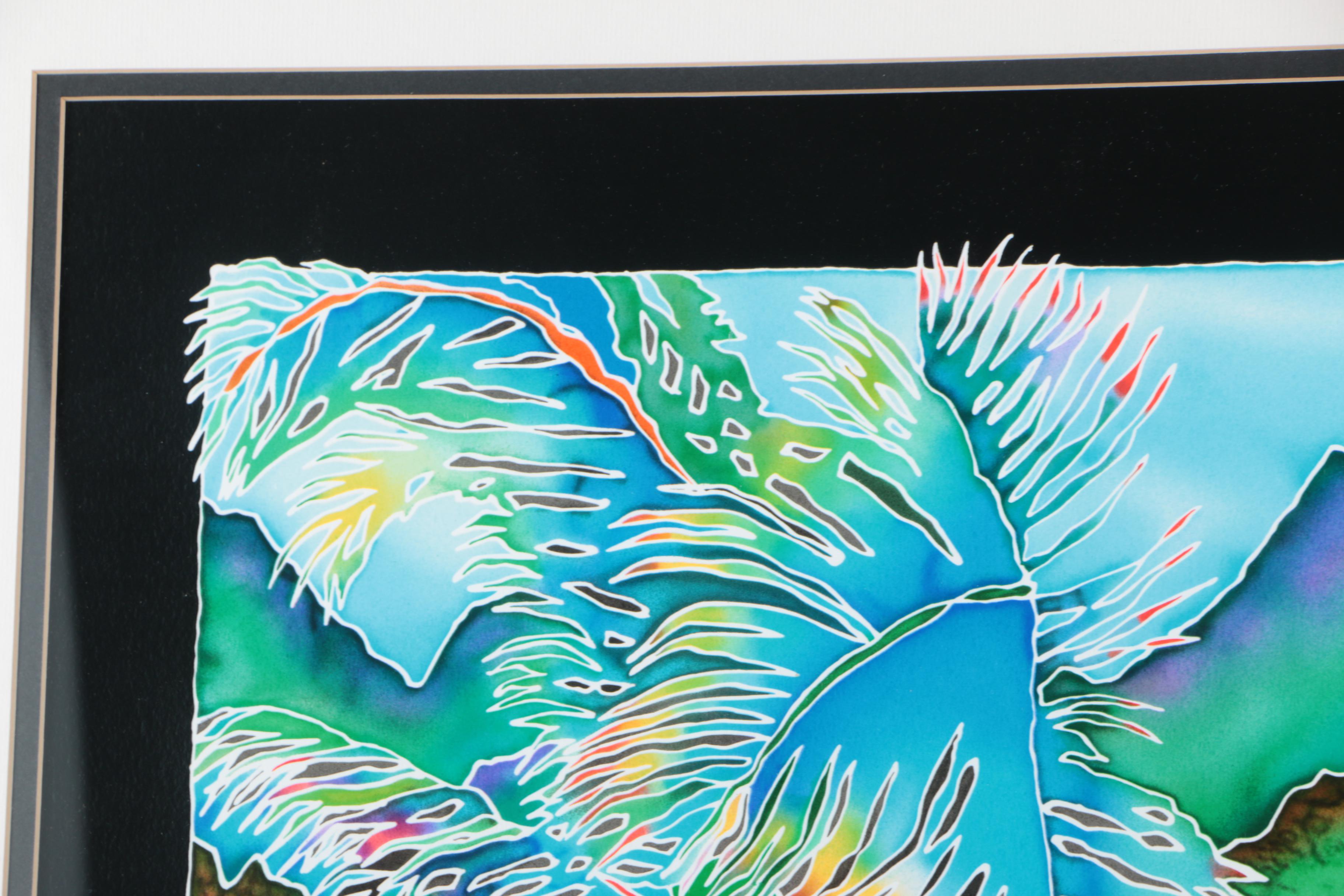 Susan Patricia Limited Edition Serigraph "Painted Parasol"