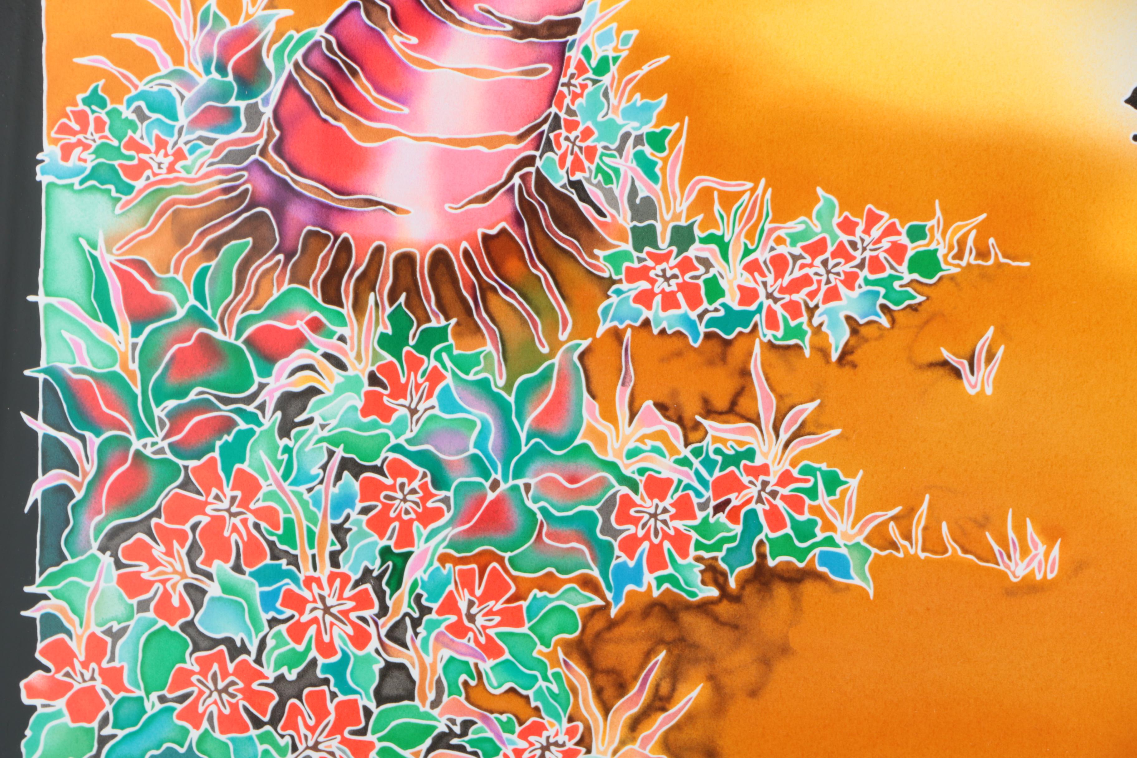 Susan Patricia Limited Edition Serigraph "Painted Parasol"