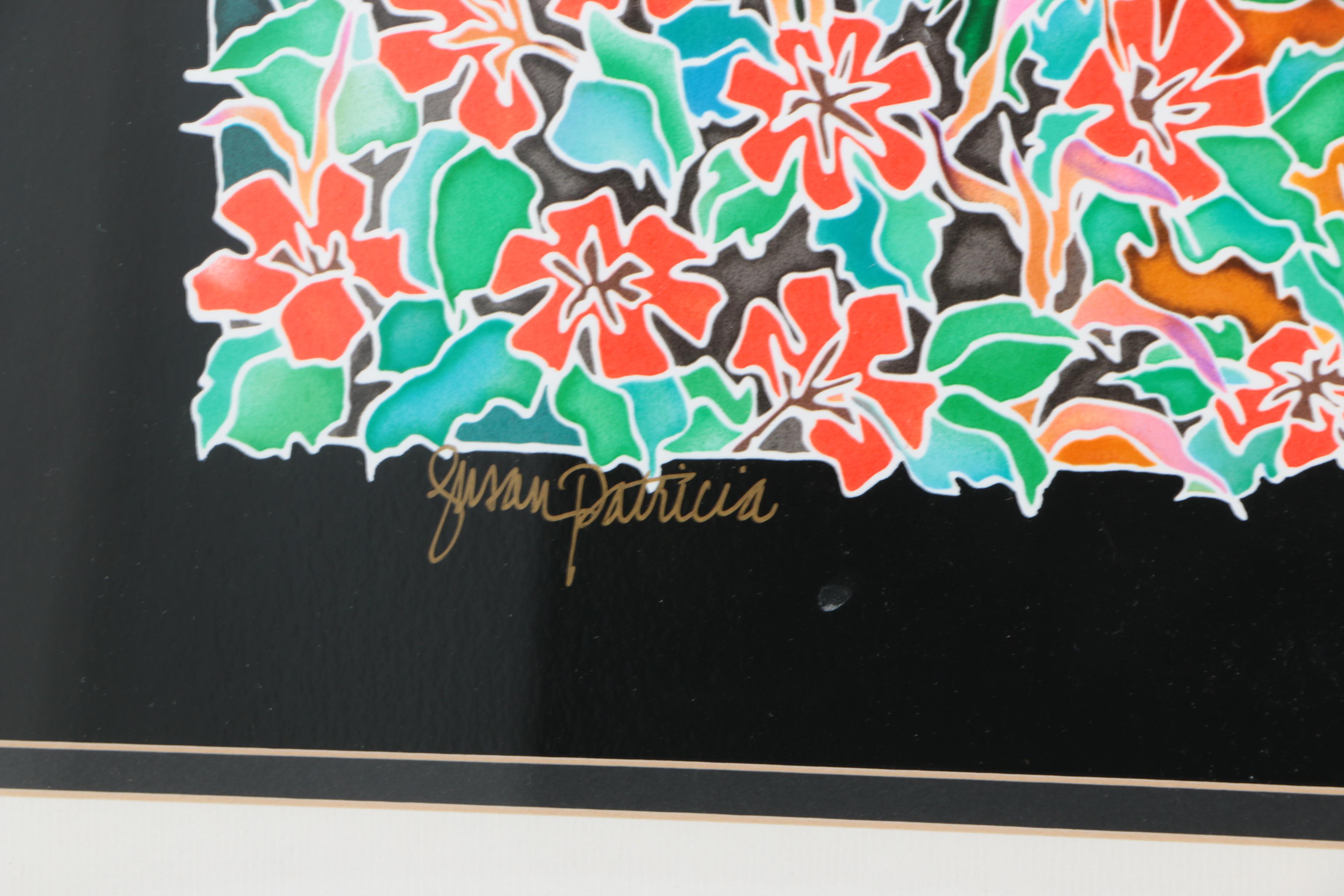 Susan Patricia Limited Edition Serigraph "Painted Parasol"