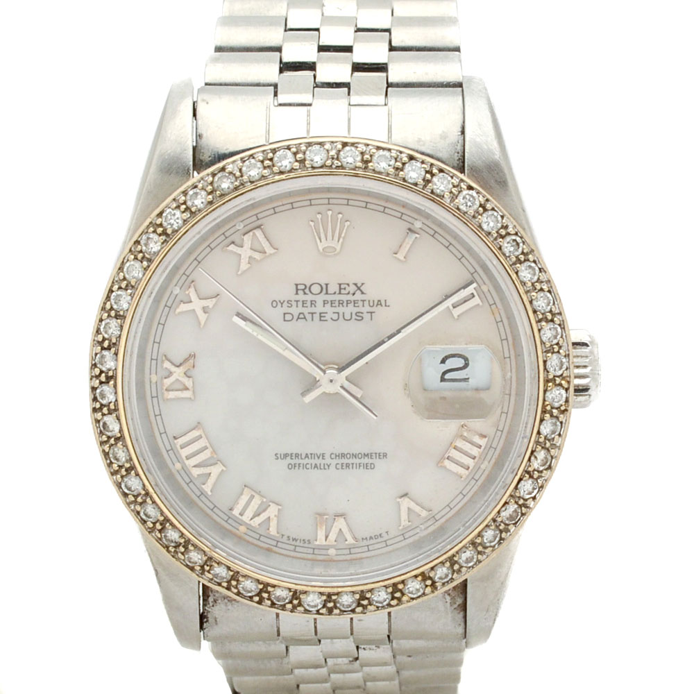 Rolex  Oyster Perpetual Datejust 1.00 CTW Diamond Watch