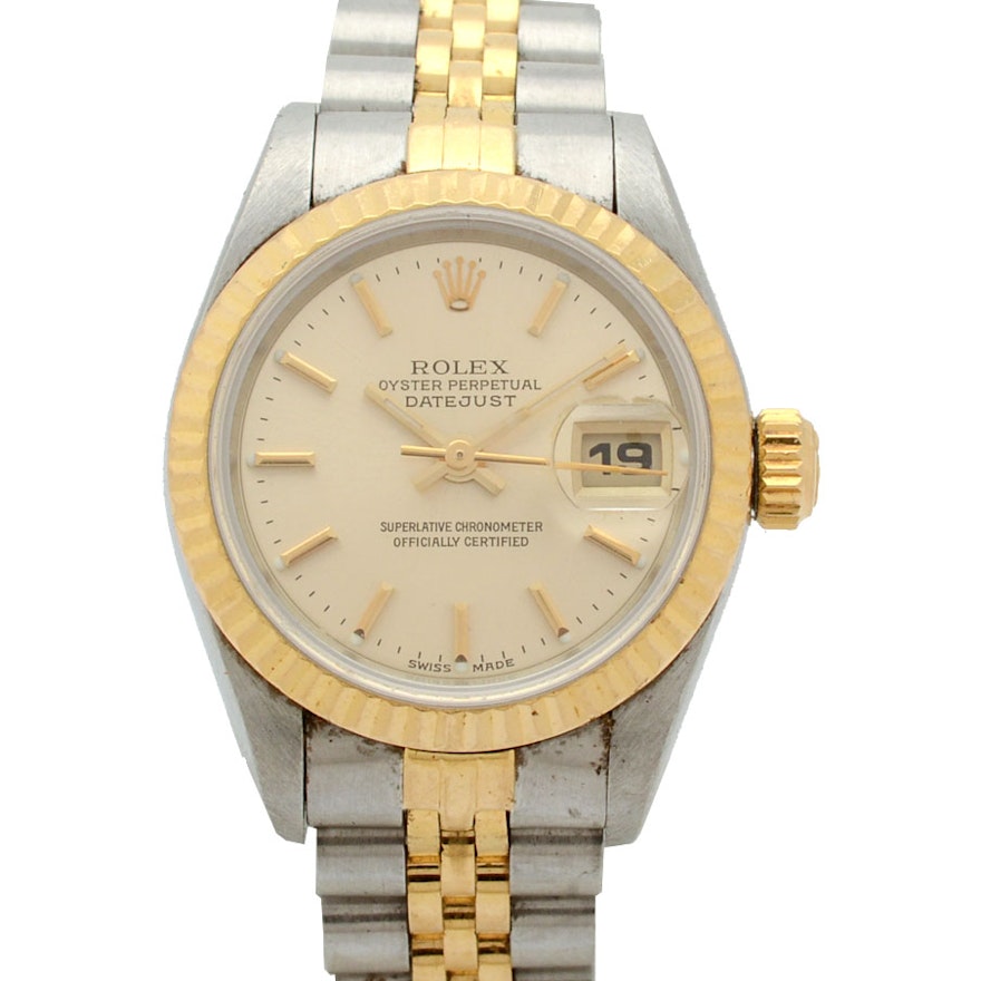 Rolex Two-Tone Oyster Perpetual Datejust Wristwatch