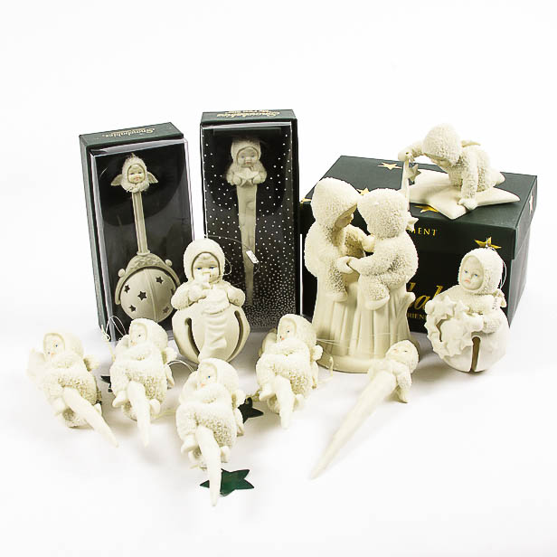 Department 56 "Snow Babies" Holiday Ornaments