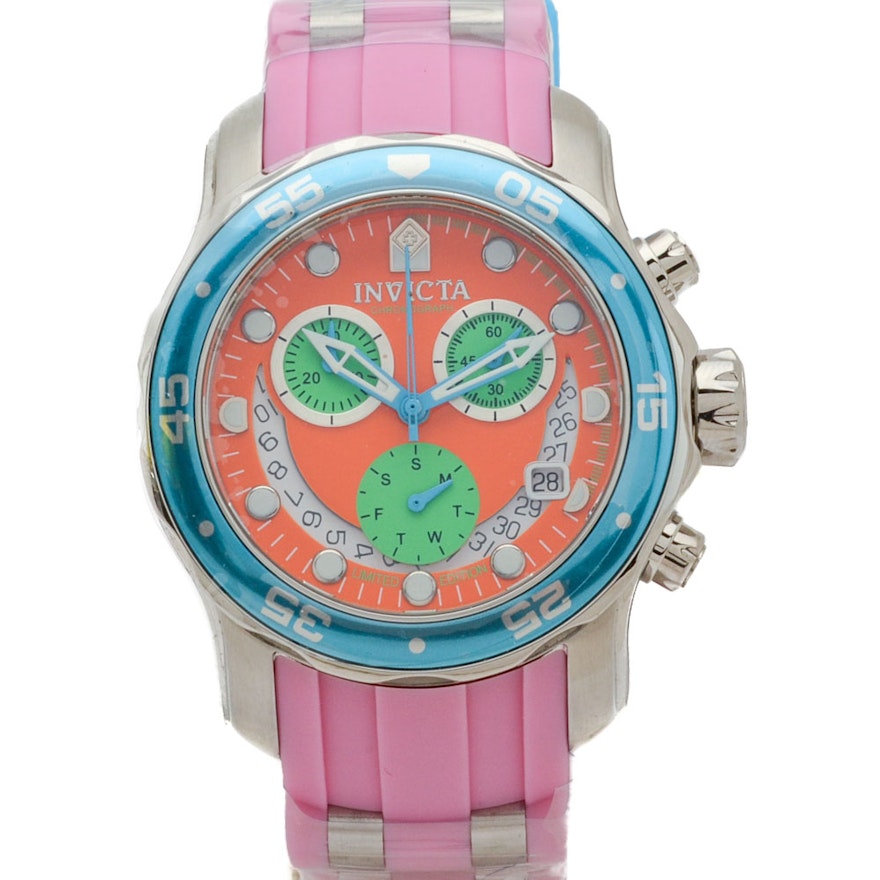 Invicta Limited Edition Watch Puppy Pro Diver Wristwatch