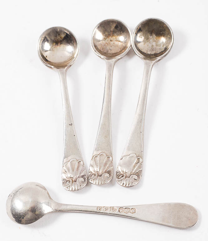 Assorted English Silver and Silver Plate Tableware