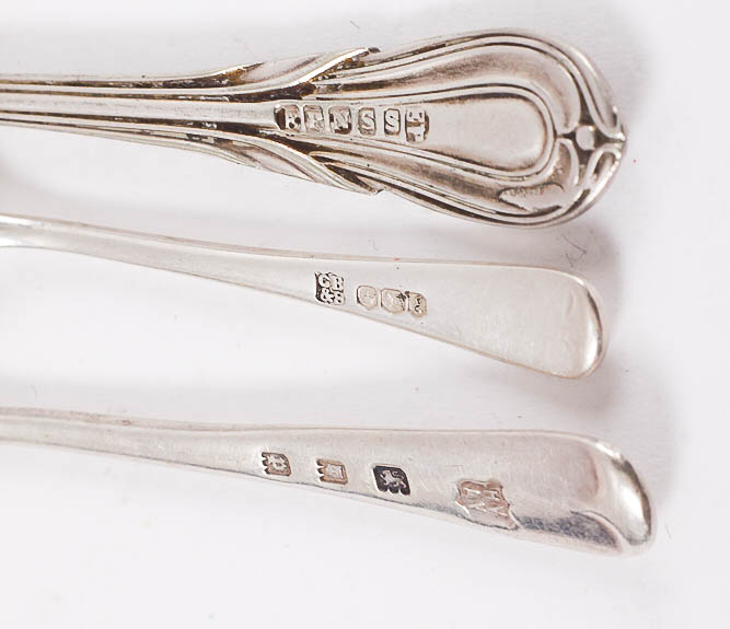 Assorted English Silver and Silver Plate Tableware