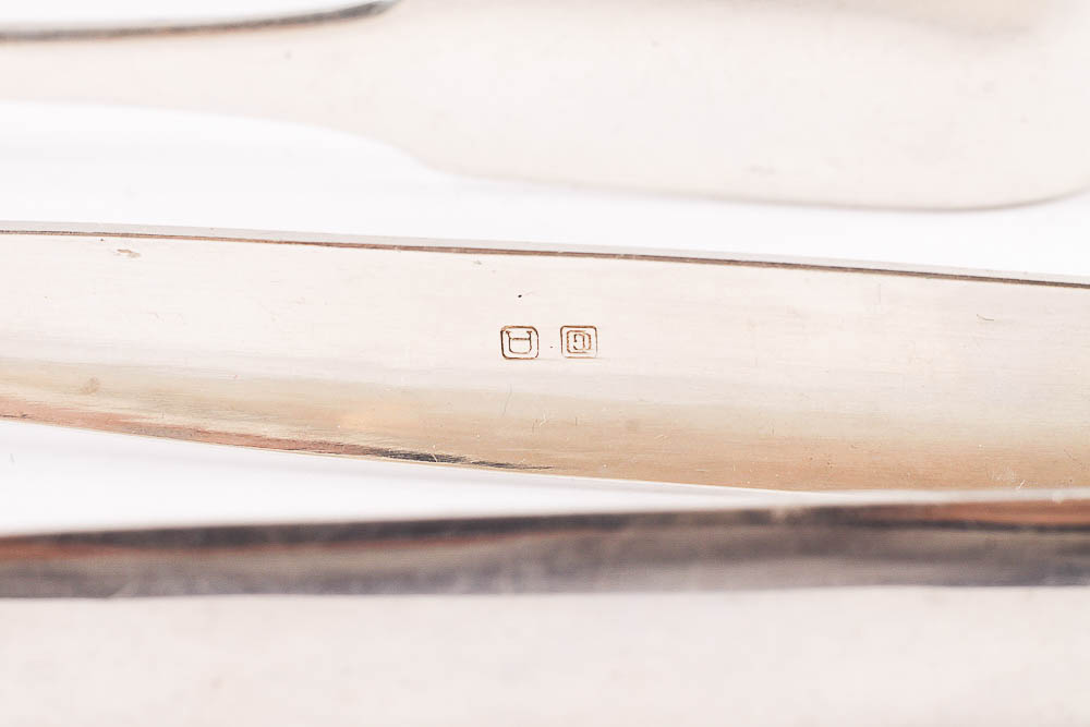 Assorted English Silver and Silver Plate Tableware