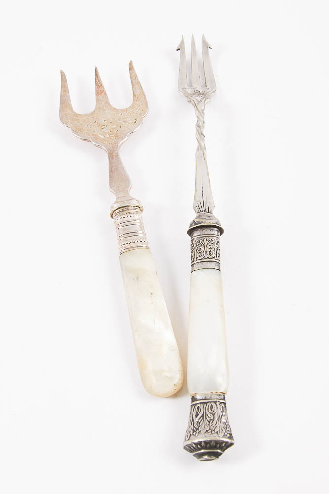 Assorted English Silver and Silver Plate Tableware