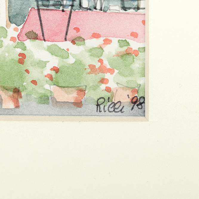 Watercolor on Paper "Roma"