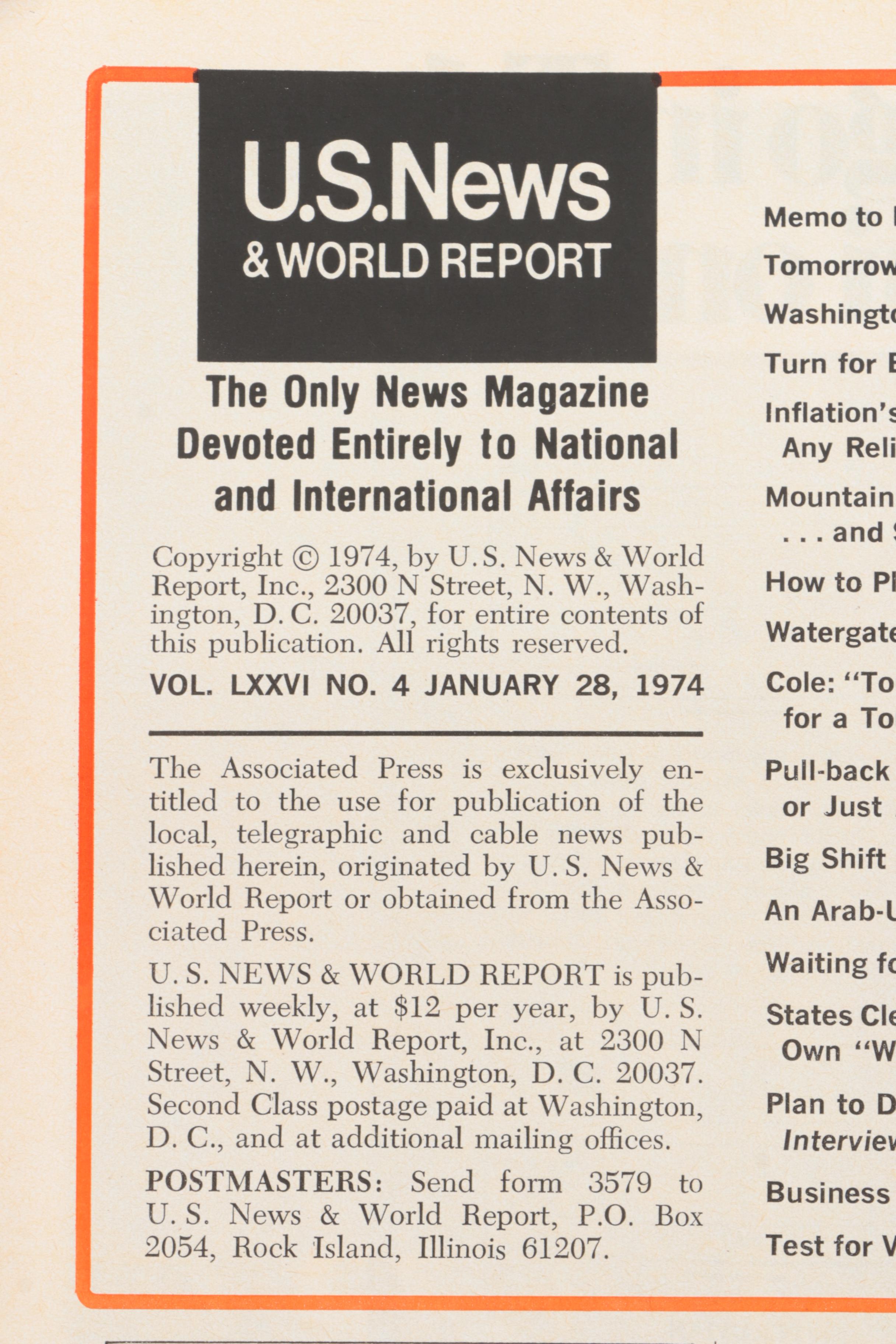1970s News Magazines Featuring "Time" and "Newsweek"