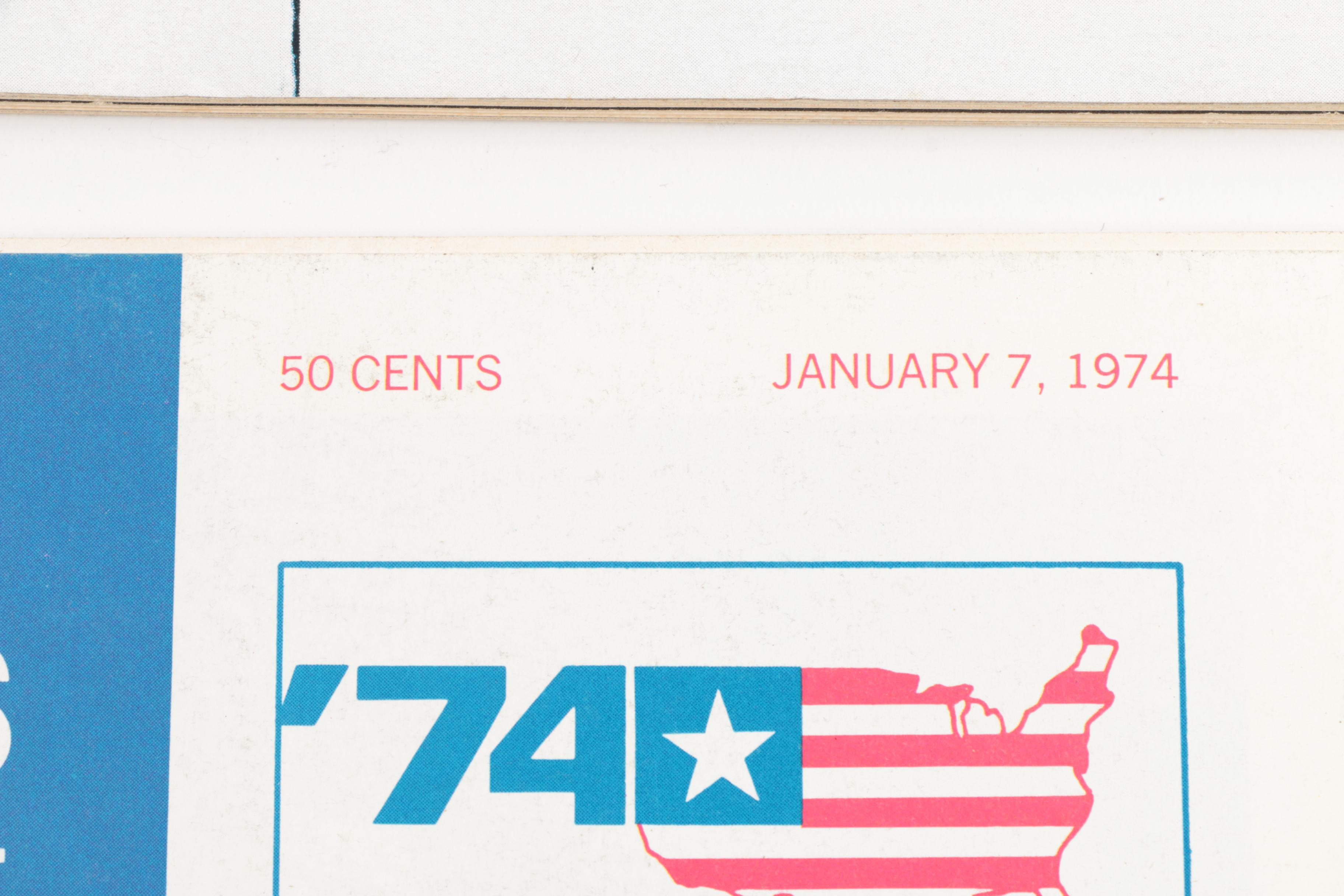 1970s News Magazines Featuring "Time" and "Newsweek"