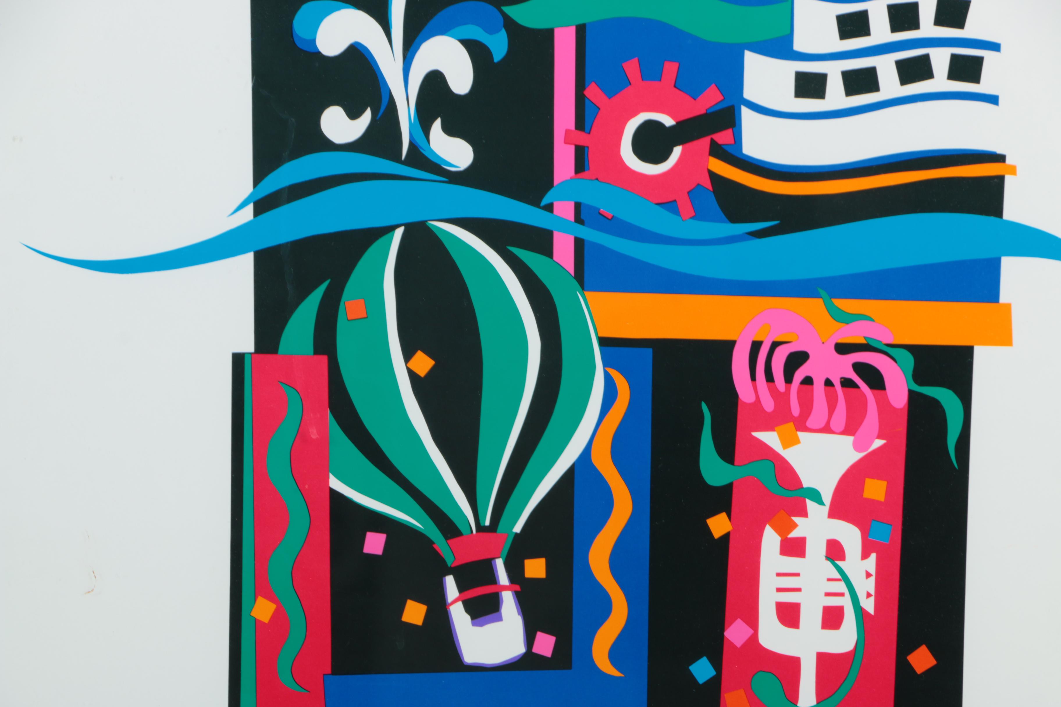 Vintage Kentucky Derby Festival Posters on Paper