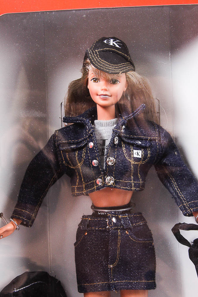 Assortment of Barbies including "Evening Flame"