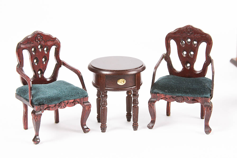 Large Grouping of Dollhouse Furniture