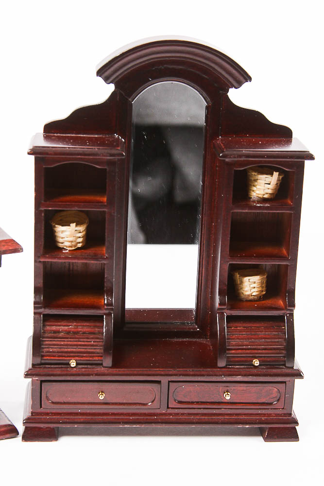 Large Grouping of Dollhouse Furniture