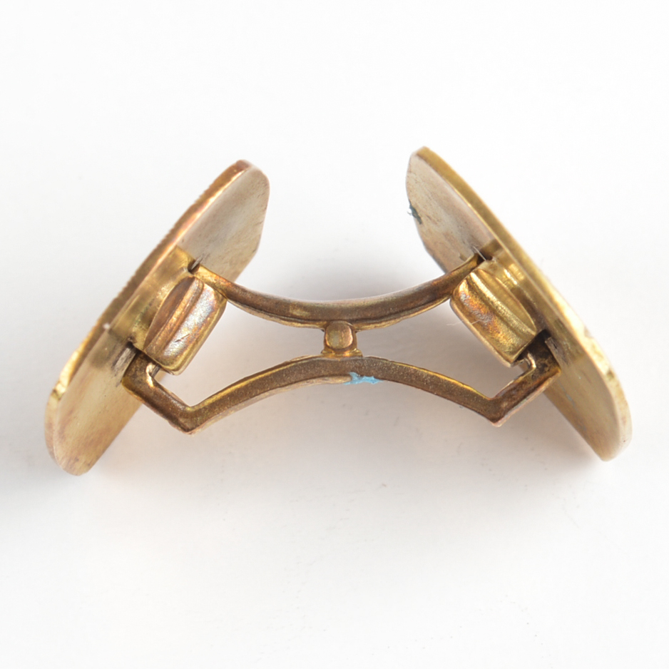 Vintage 14K Yellow Gold Cufflinks