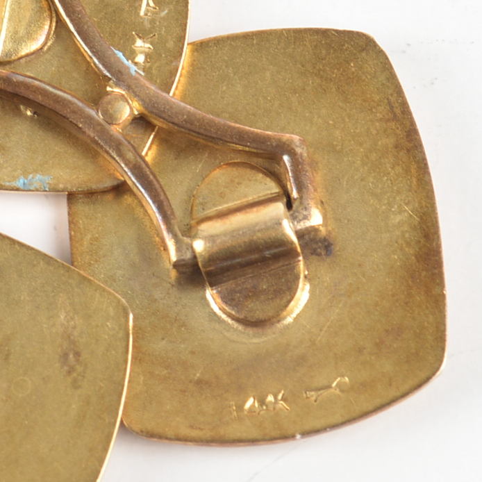 Vintage 14K Yellow Gold Cufflinks