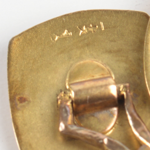 Vintage 14K Yellow Gold Cufflinks