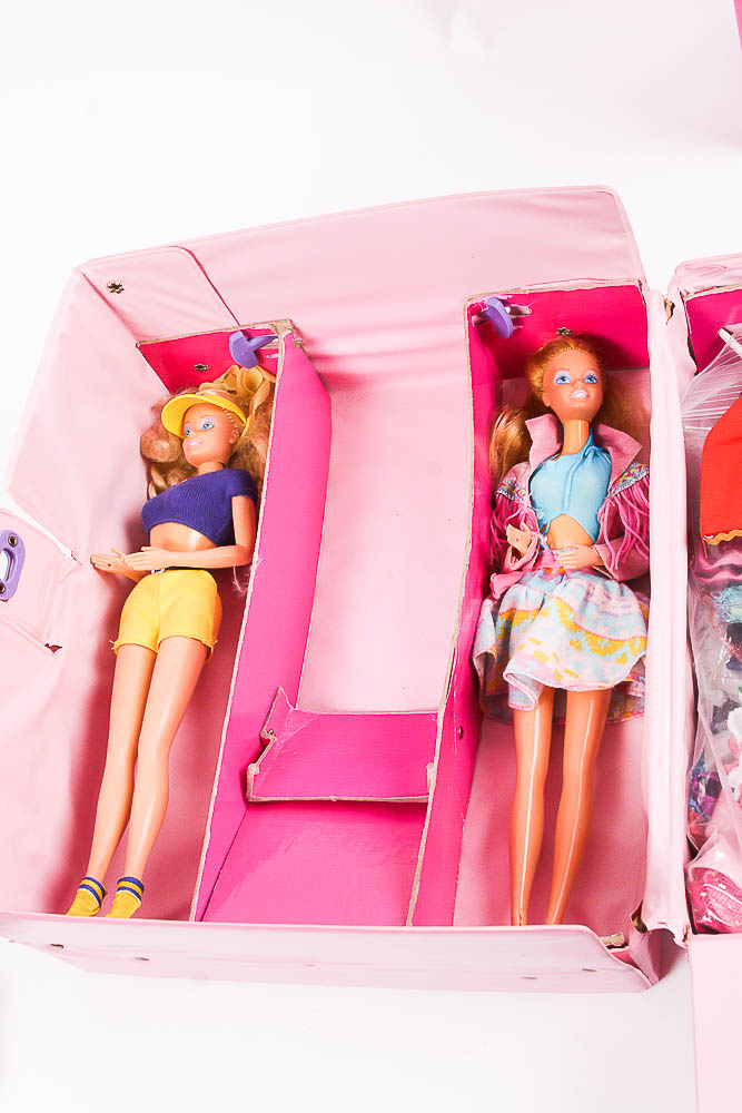 Vintage Barbie Dolls and Cases