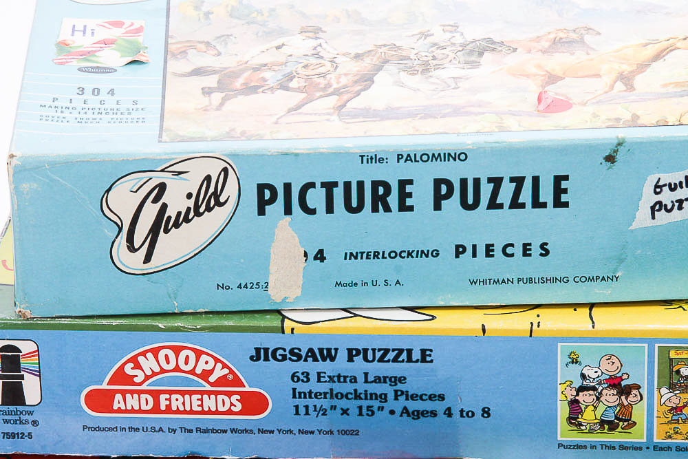 Collection of Board Games and Puzzles