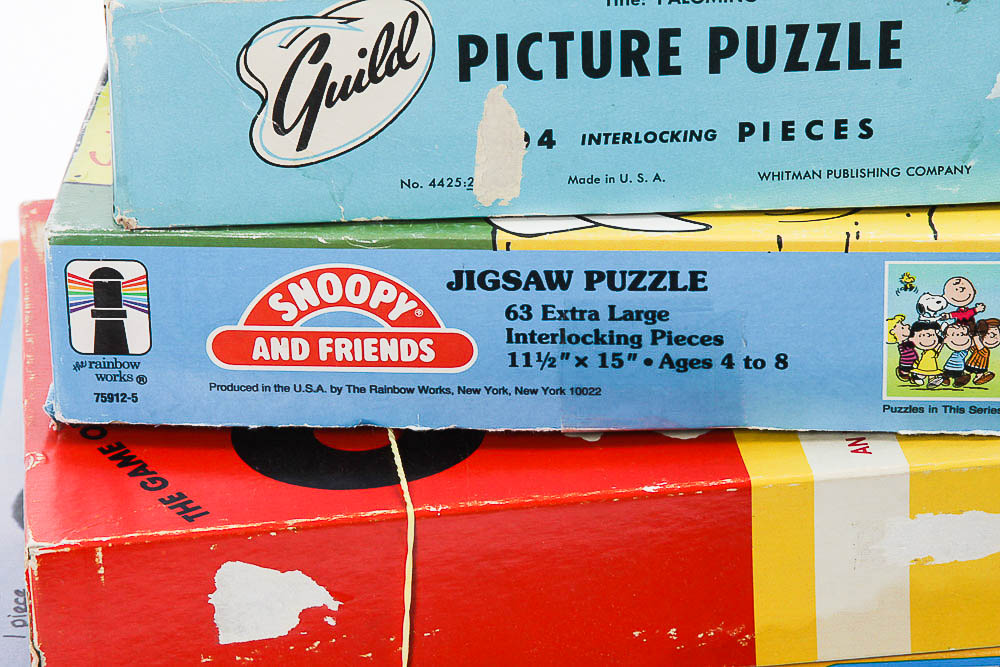 Collection of Board Games and Puzzles