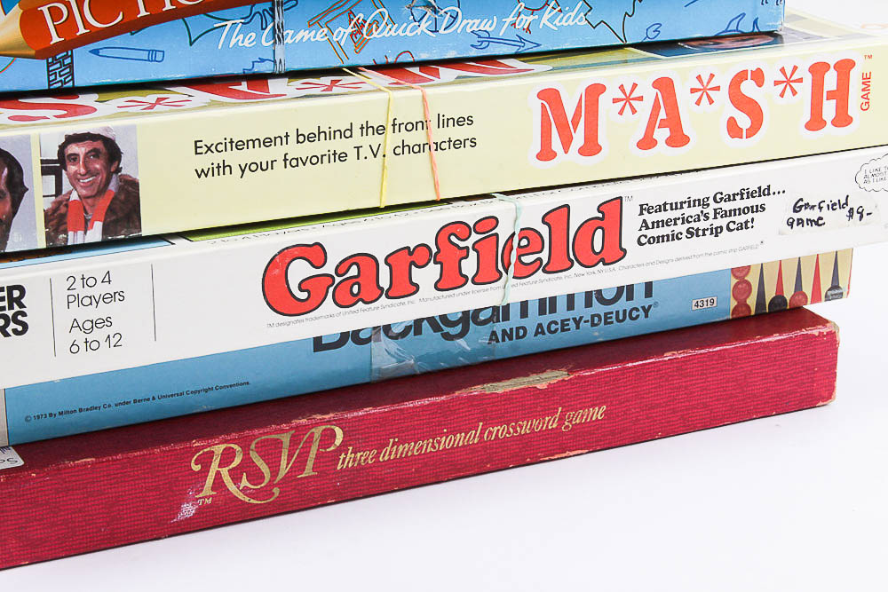 Collection of Board Games and Puzzles