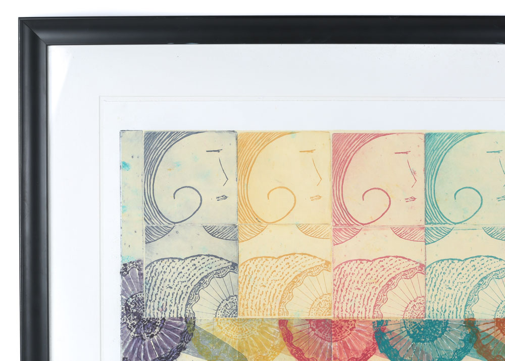 Janet Talmage Limited Edition Etching "Folly Dollies"