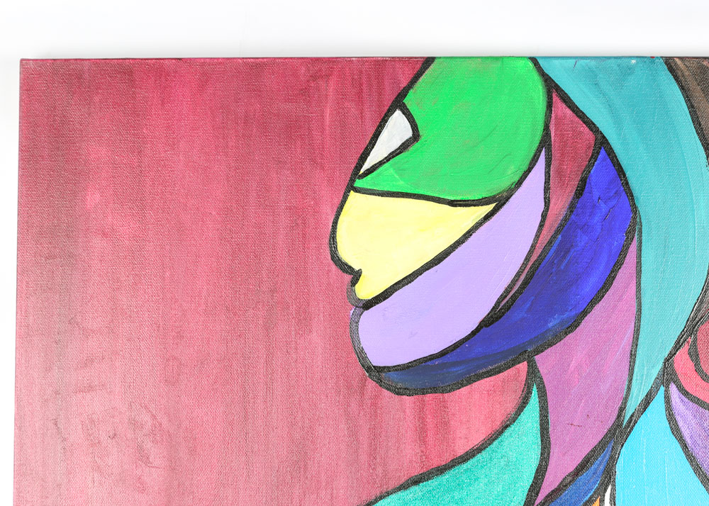 Kristen Winger Acrylic Painting on Canvas "See Him"