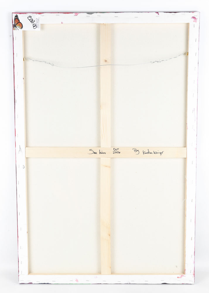 Kristen Winger Acrylic Painting on Canvas "See Him"