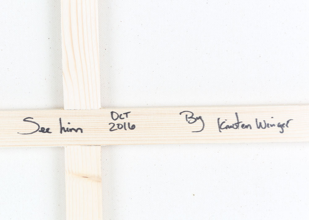 Kristen Winger Acrylic Painting on Canvas "See Him"