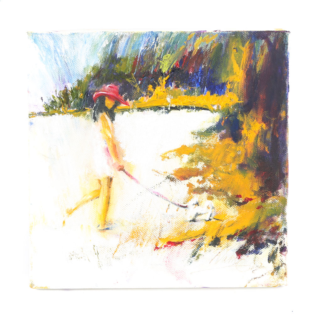 Petite Oil Painting on Canvas