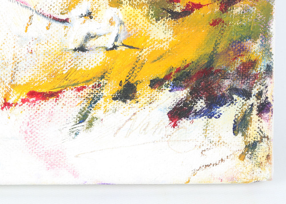 Petite Oil Painting on Canvas