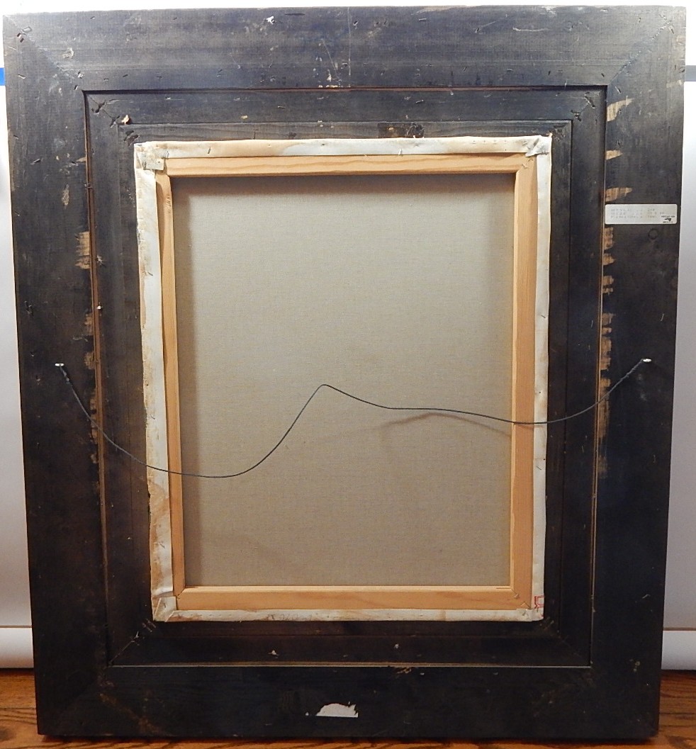 Original Oil Painting "Shore Side Terrace"