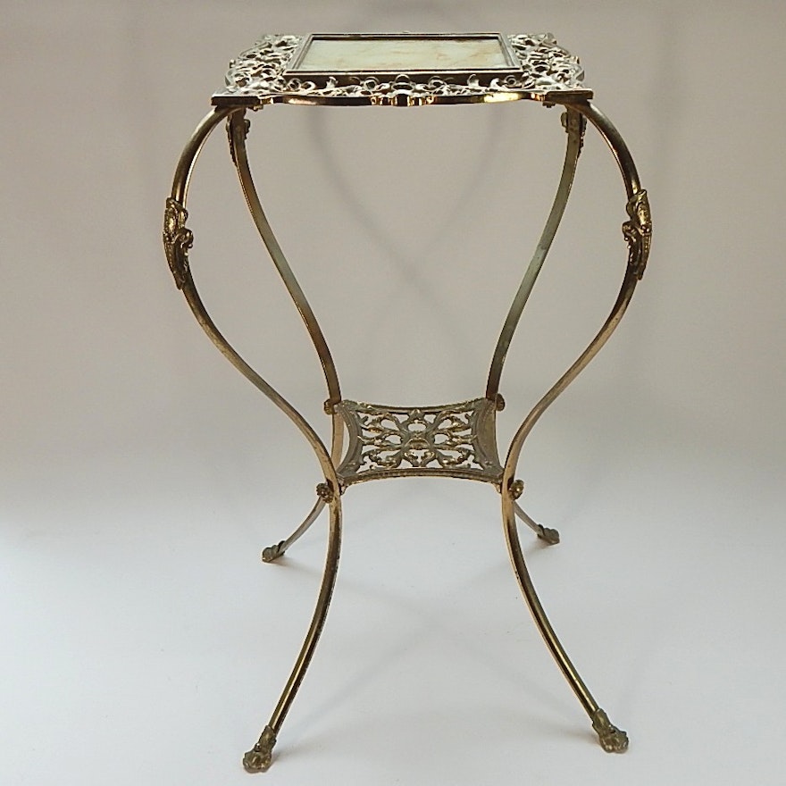 Decorative Brass Plant Stand