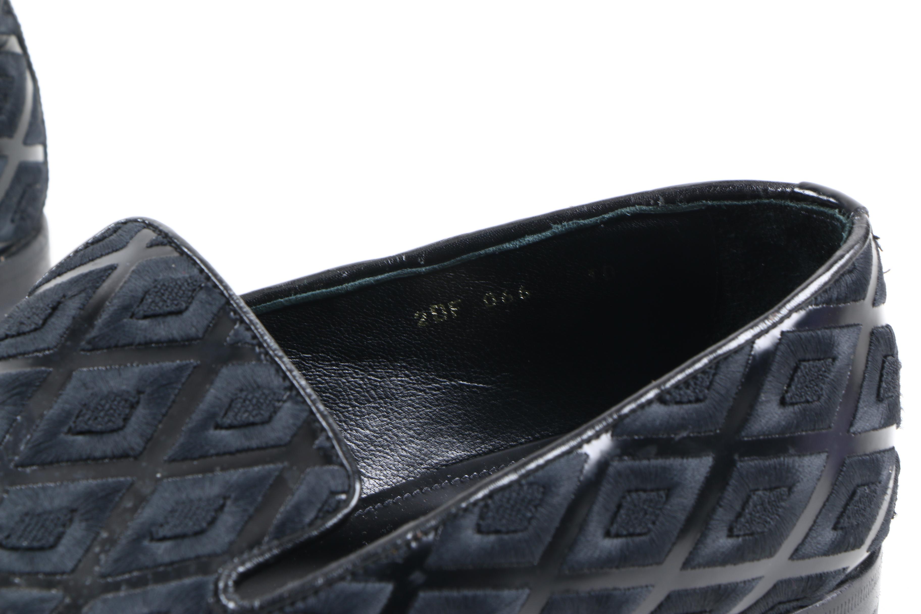 Men's Prada Embroidered Prince Albert Slippers