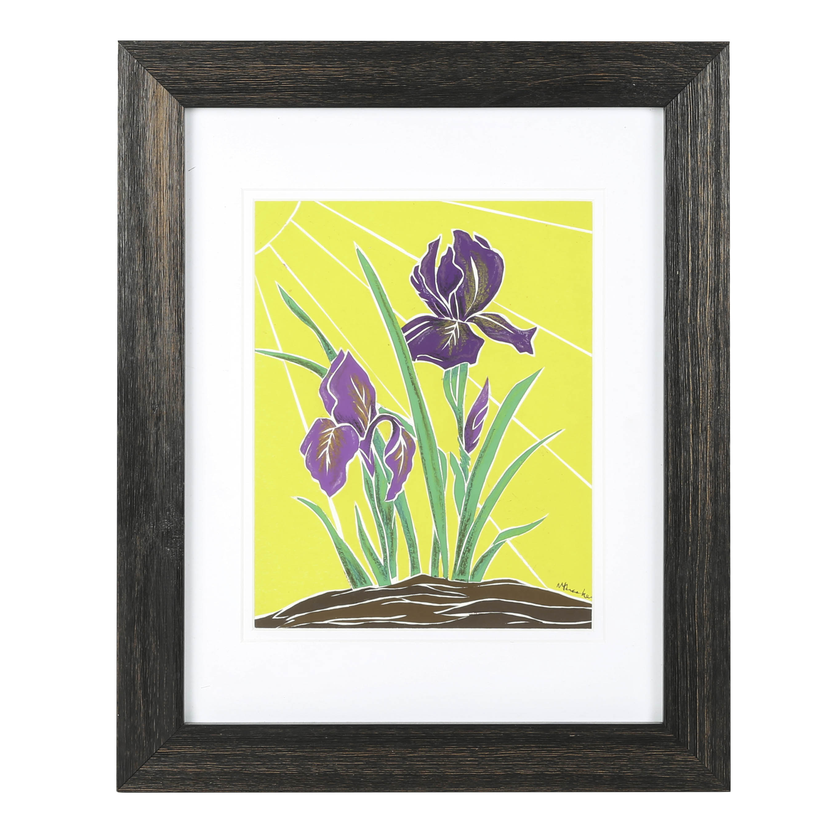 Martha Rucker Mixed Media Collage "In the Sun"