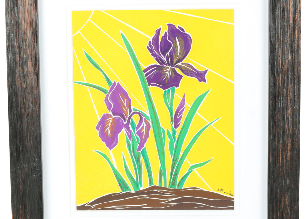 Martha Rucker Mixed Media Collage "In the Sun"