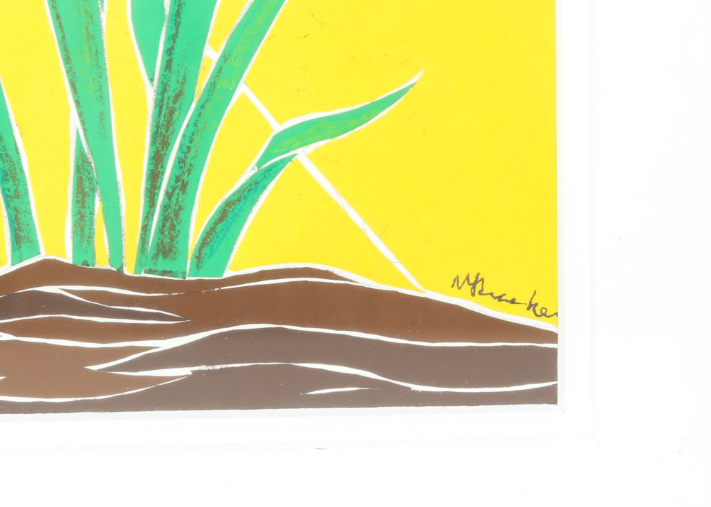 Martha Rucker Mixed Media Collage "In the Sun"