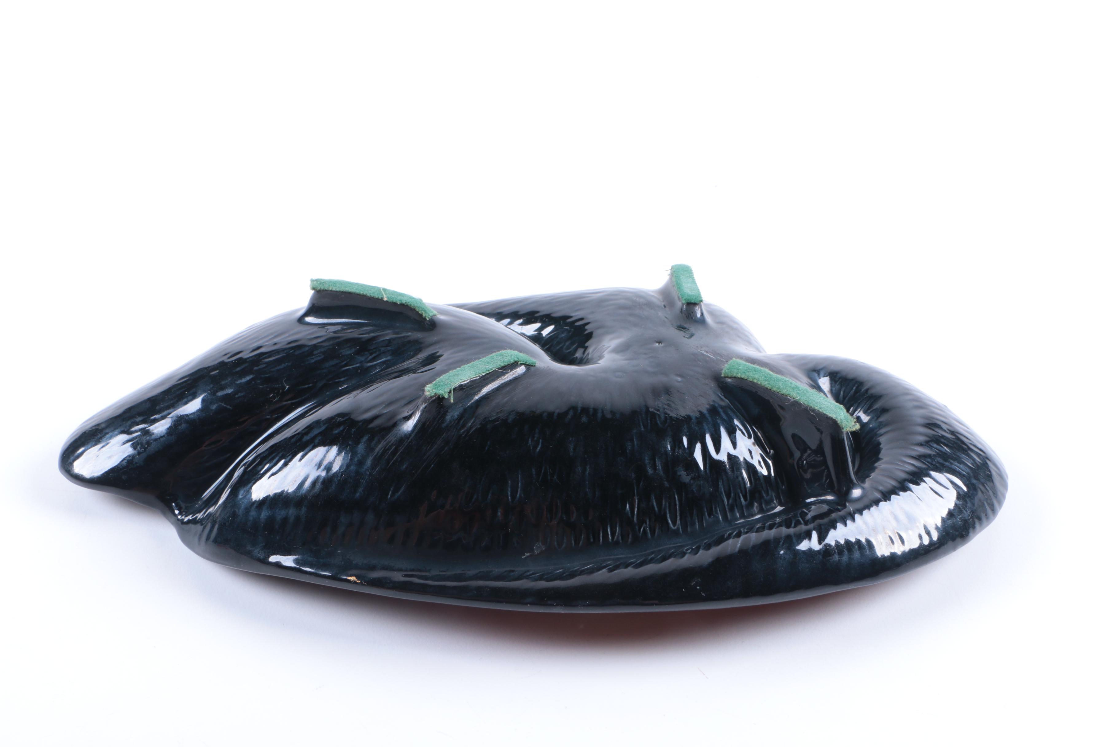 Mid Century Modern Boomerang Ceramic Ash Receiver Set