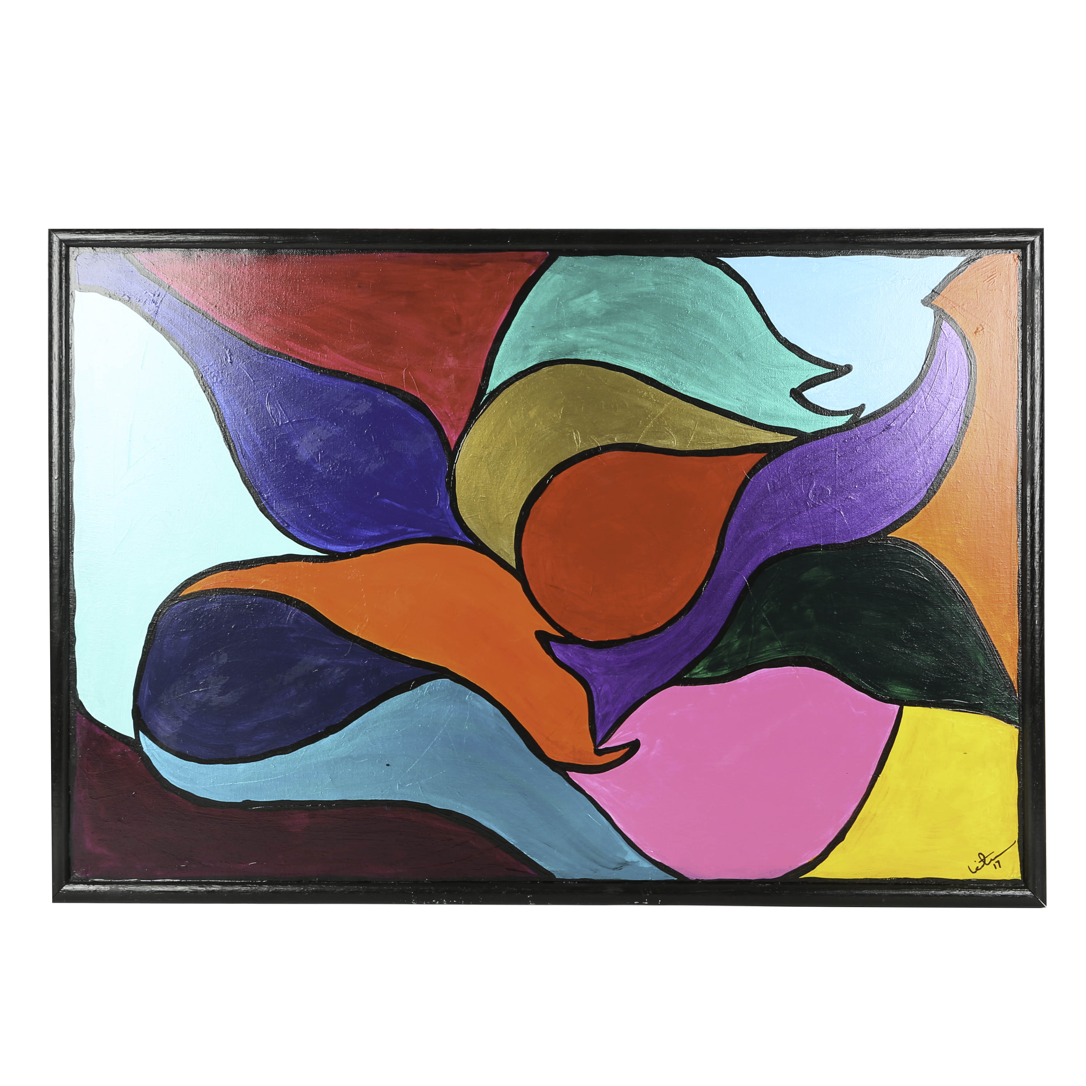 Kristen Winger Acrylic Painting on Canvas