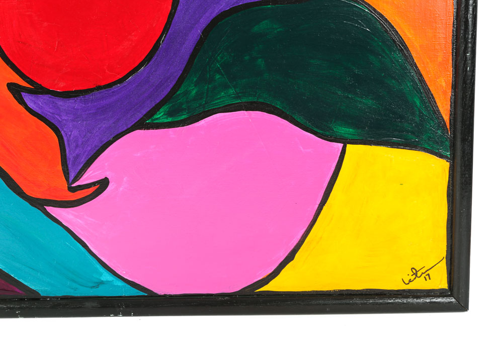 Kristen Winger Acrylic Painting on Canvas