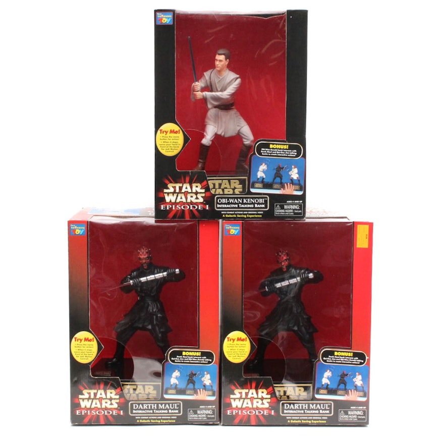 Thinkway Toys "Star Wars Episode I" Interactive Talking Banks