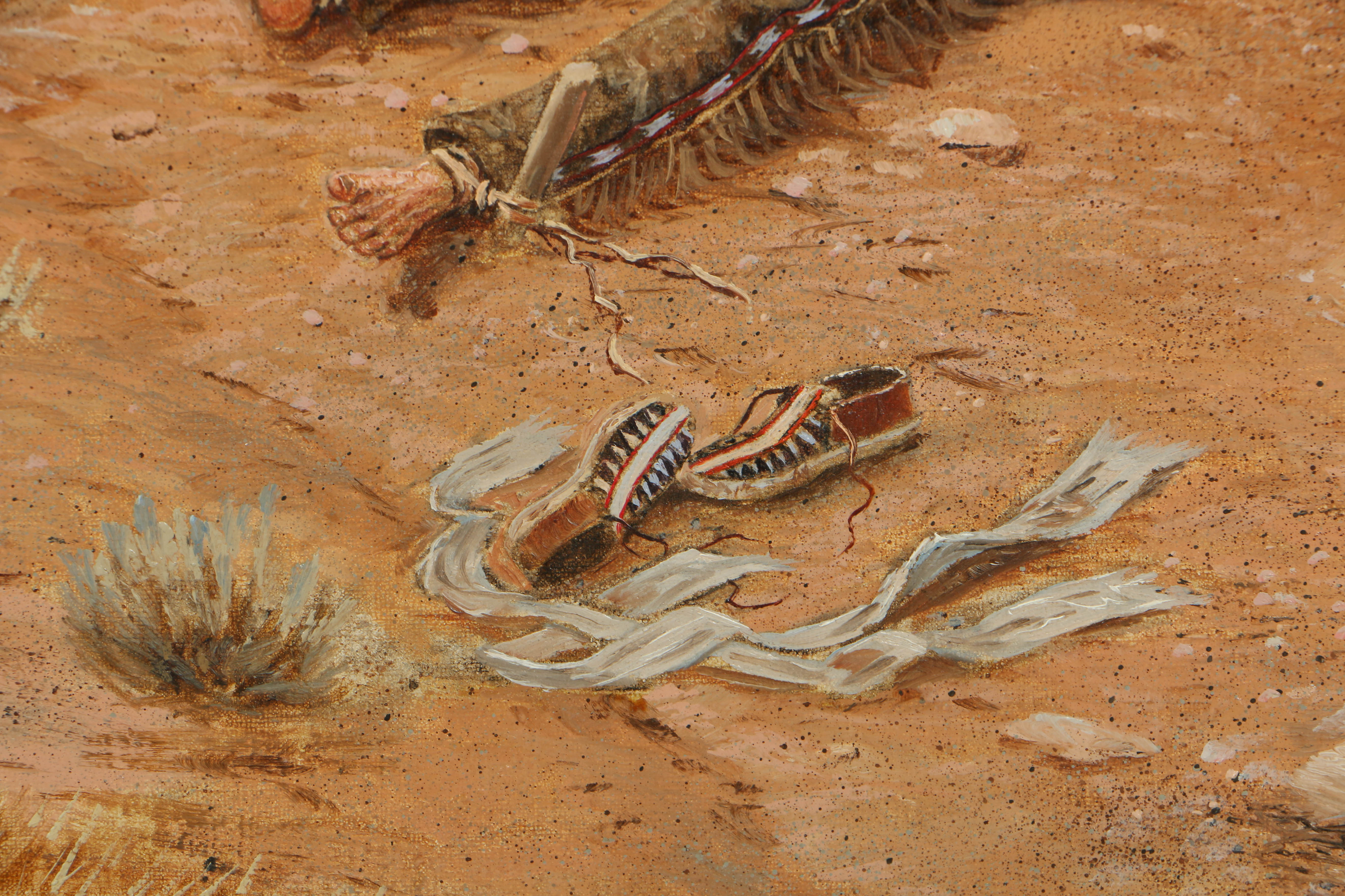 Mel Bradshaw Oil Painting on Canvas "Judge & Jury"