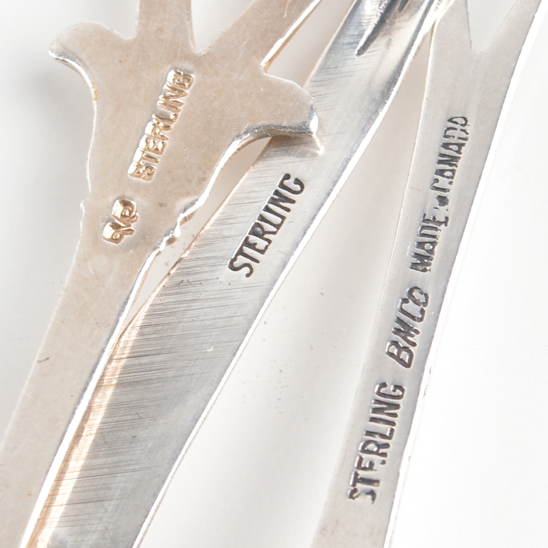 Seven Mixed Assay Silver Souvenir Spoons