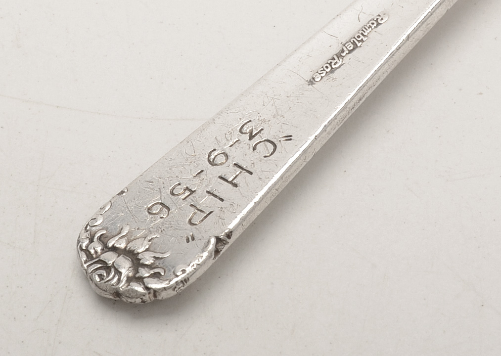 Towle Sterling Silver "Rambler Rose" Baby Flatware