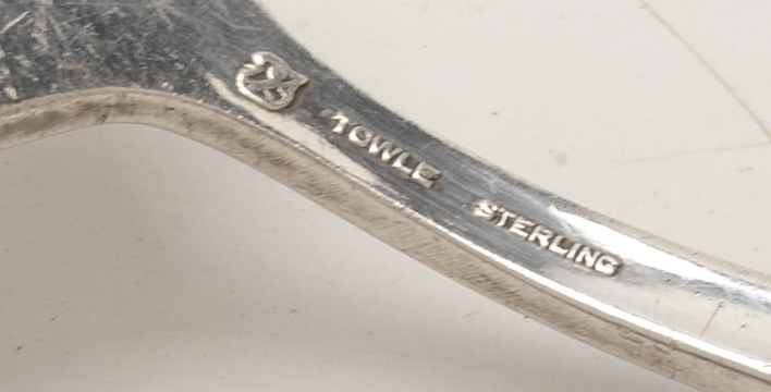 Towle Sterling Silver "Rambler Rose" Baby Flatware