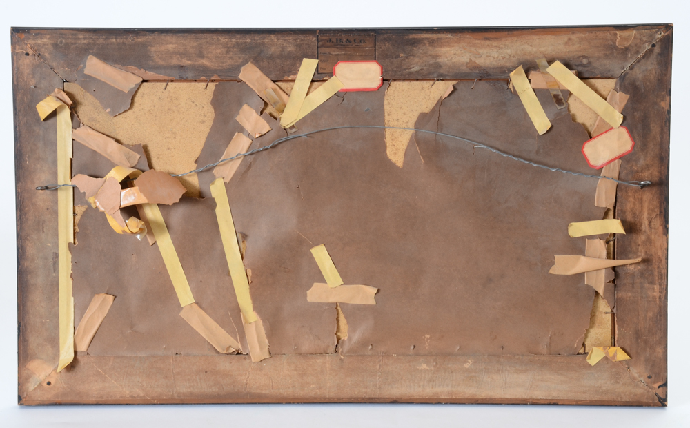 Circa 1885 Giacomo Brogi Panoramic Carbon Print "The Forum Temple Ruins, Rome"